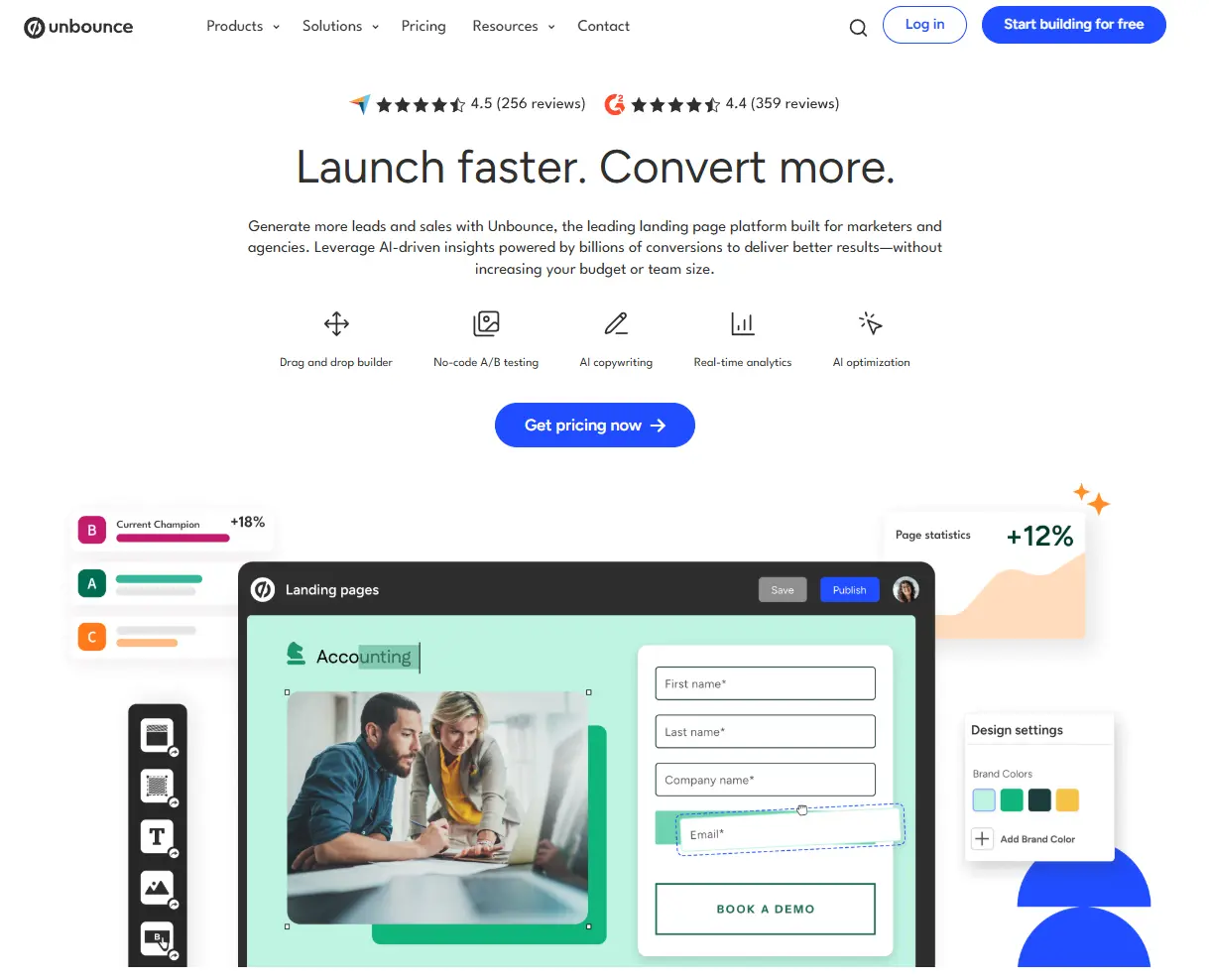 AI in advertising - unbounce