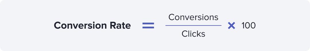 Conversion Rate formula