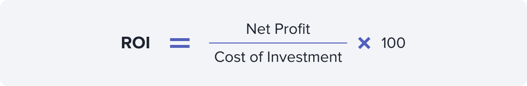 ROI formula