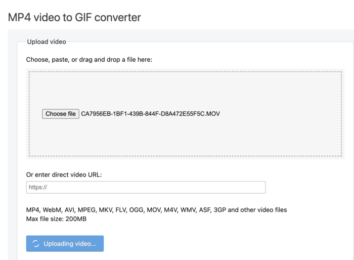 Ezigif video upload