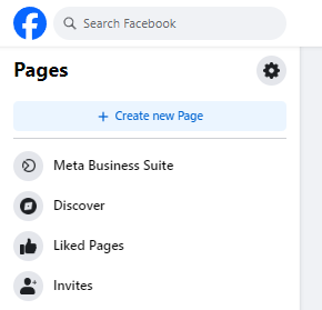 Facebook Page creation