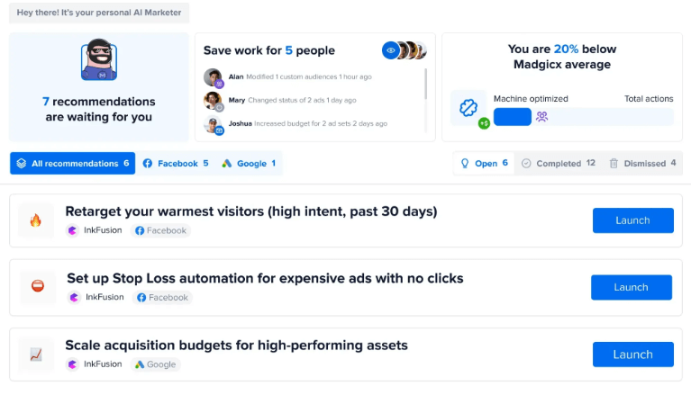 Madgicx AI Marketer