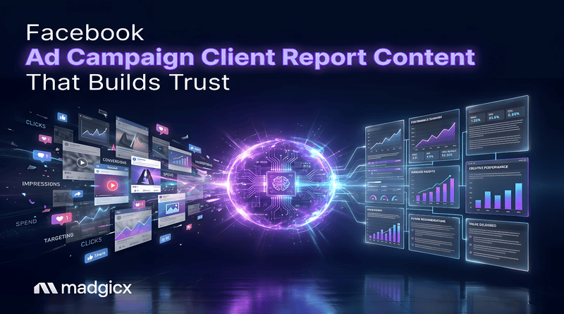 Facebook Ad Campaign Client Report Content 