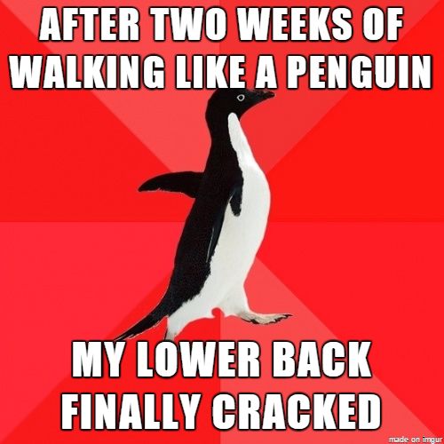 Deal with chronic lower back pain 