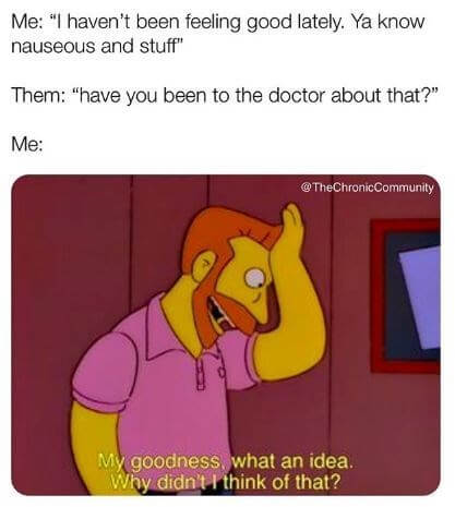 Living with chronic Pain meme