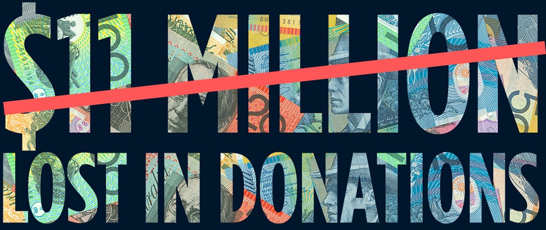 Climate 200 infographic that shows if these new laws had been in place in the lead up to the 2025 election, independents would have lost over $11m