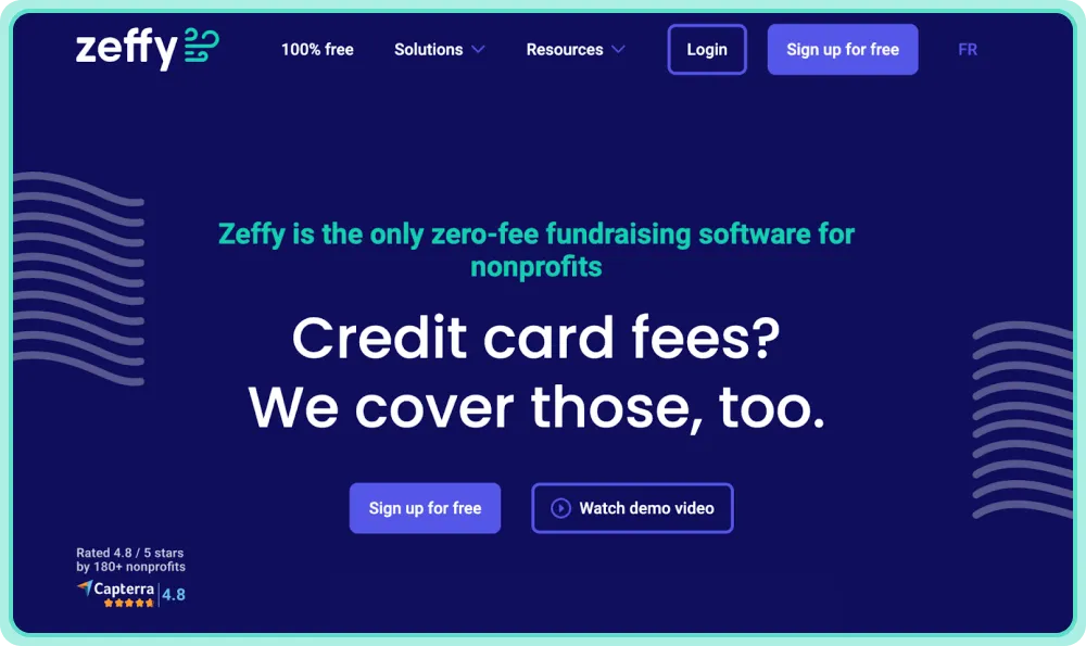Zeffy, plateforme gratuite de collecte de fonds pour les organisations à but non lucratif