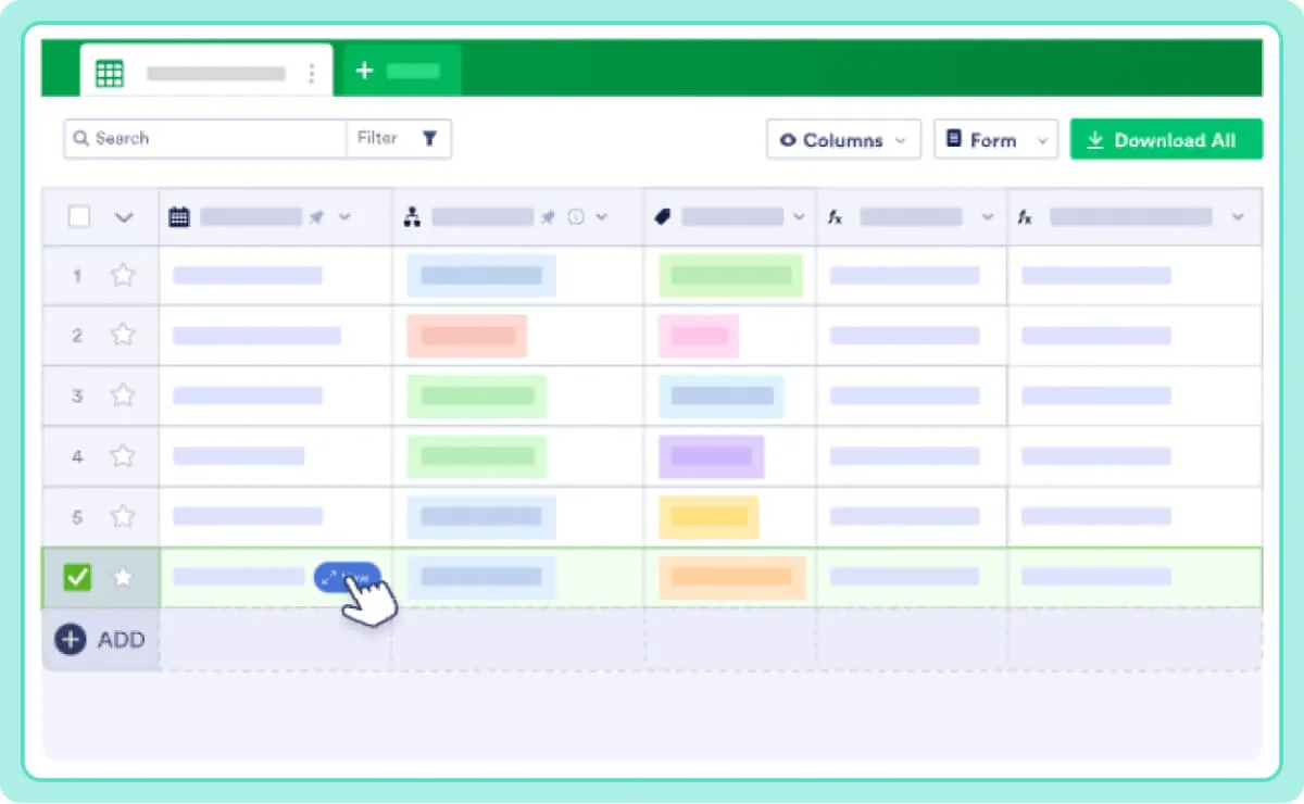 Screenshot of jotform app