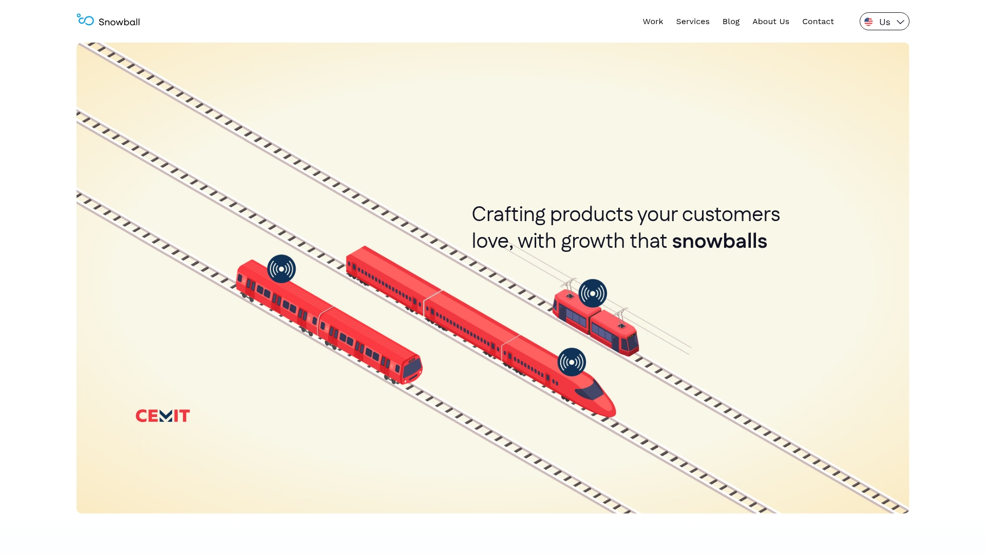 Snowball fundraising platform interface emphasizing mobile-first design