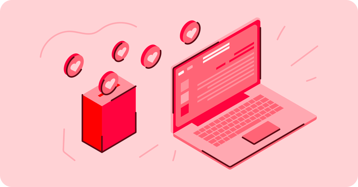 Illustration d'un site Web de collecte de fonds en ligne utilisé pour amasser des fonds