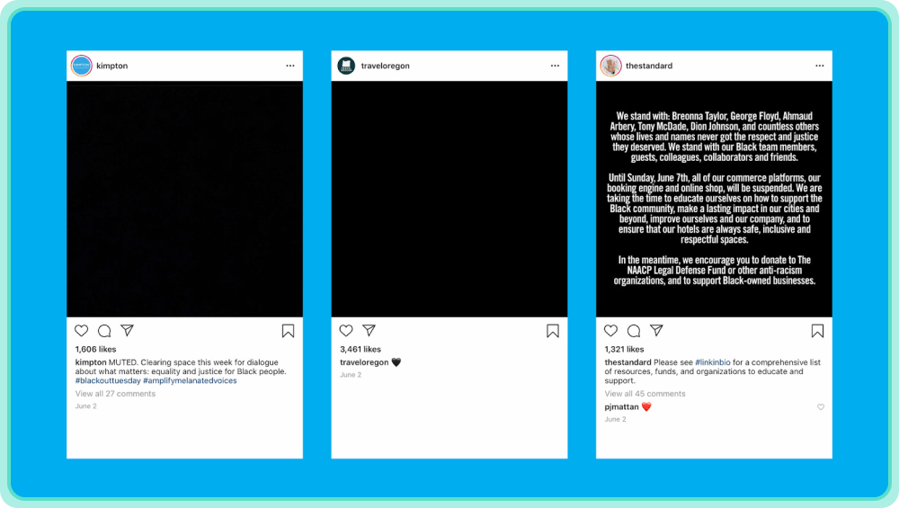 3 mobile screenshots of fundraising efforts from supporters on social media