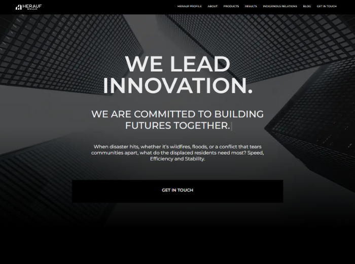 Herauf Modular Website