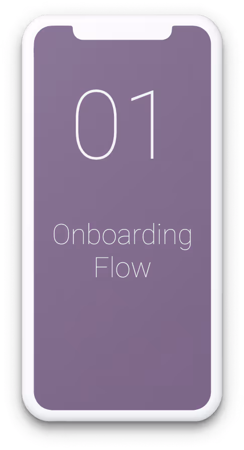 Onboarding flow - select to go to design project

