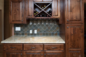 Kitchen Bar Nook-stone tile