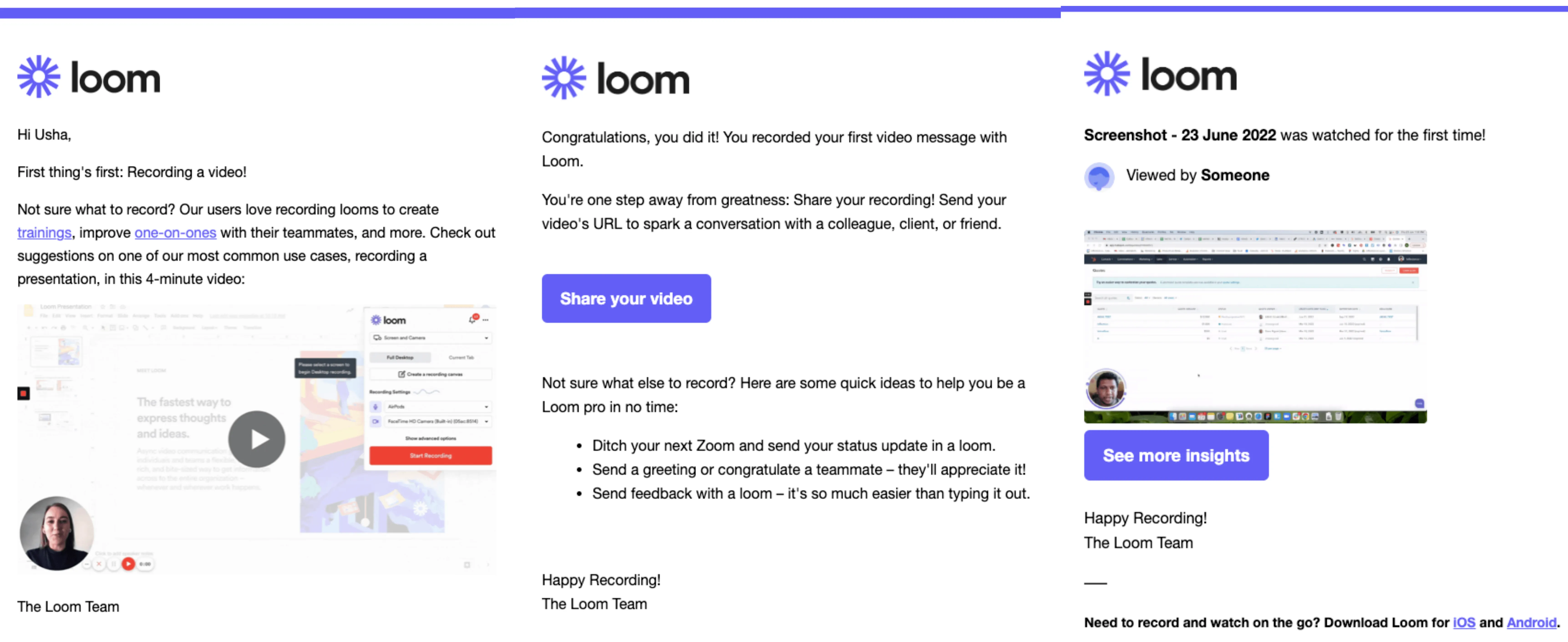 Record_first_vdeo_and_insights_emails_from_loom