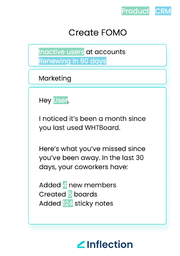 Create FOMO with Inflection