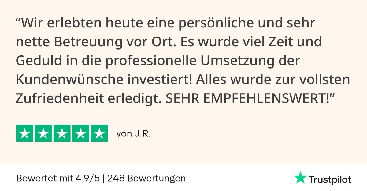 Bewertung von J.R.