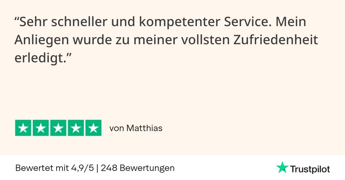 Bewertung von Matthias