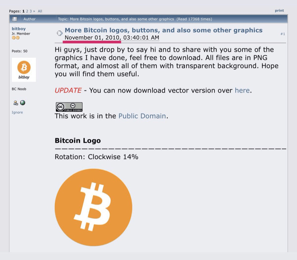 bitboy stellt das Logo für jeden zur Verfügung