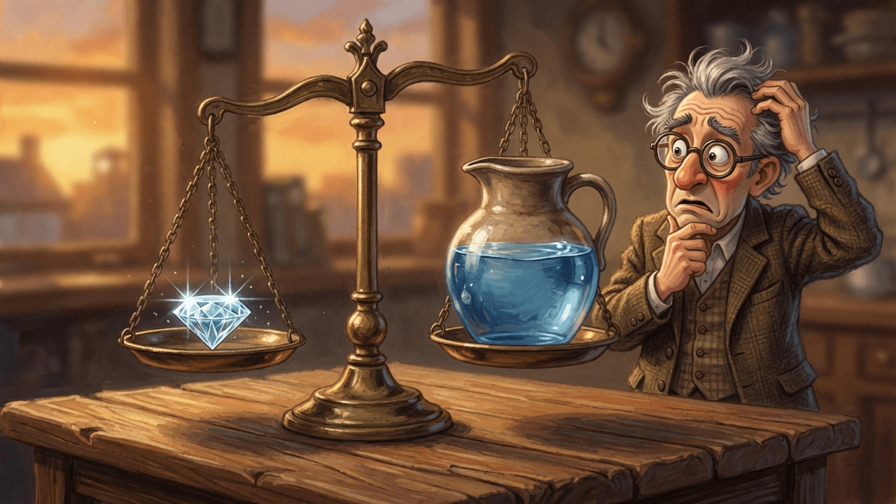 Diamant-Wasser-Paradox