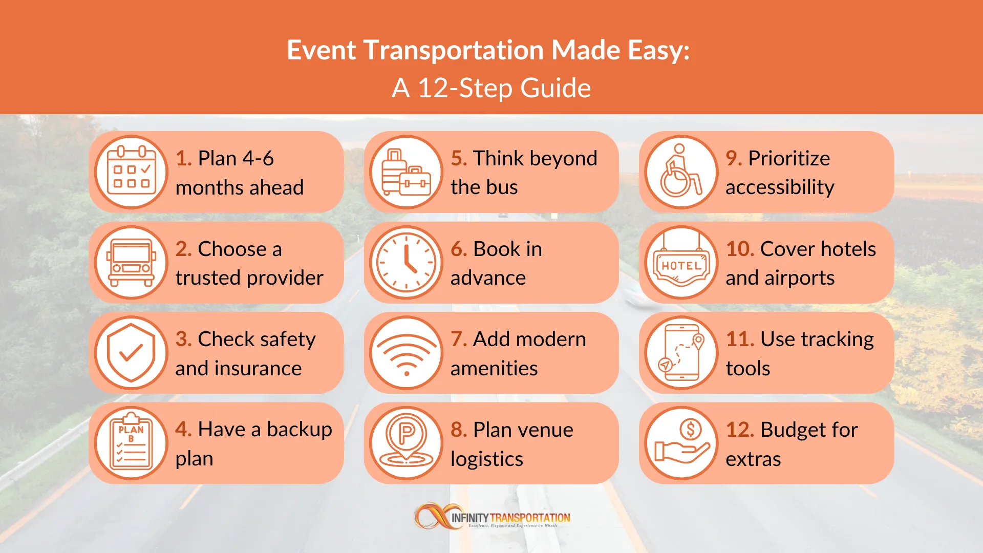12 essential event transportation tips at a glance