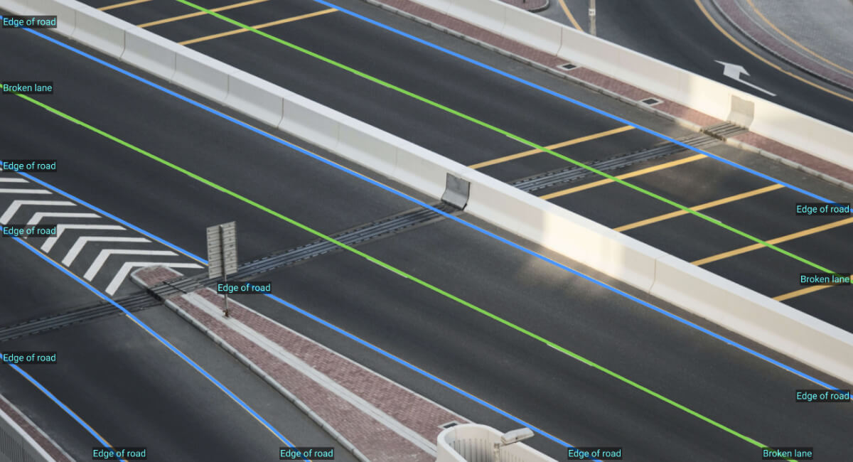 detection of lane lines