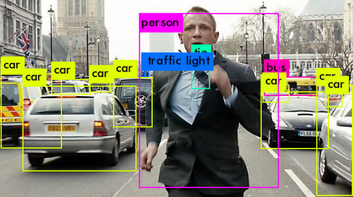 skyfall movie object detection example