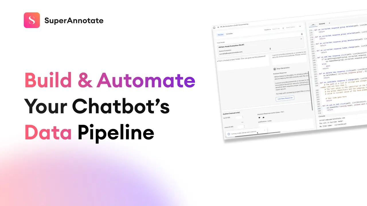 how to build and automate data pipeline for chatbot