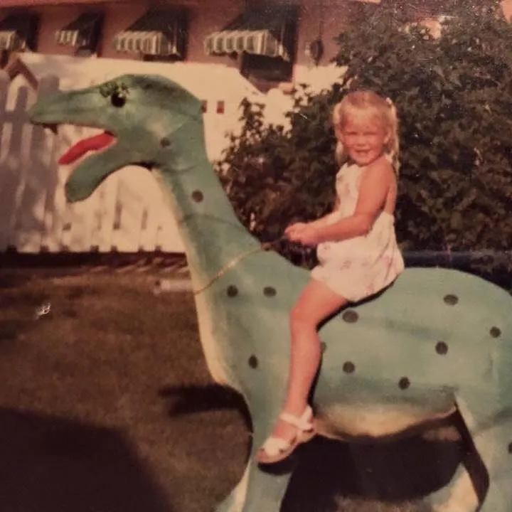 A old image of a dinosaur