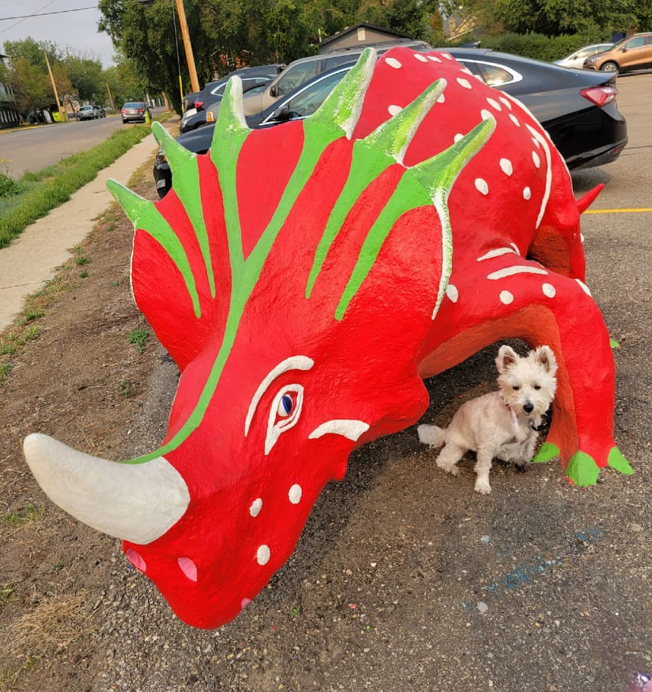 A image of a dinosaur Val