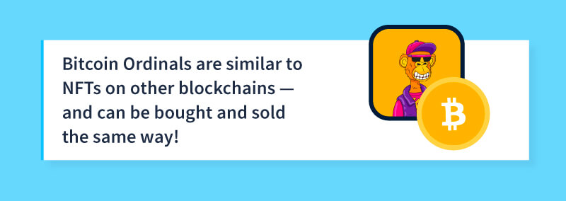 What are bitcoin ordinals?