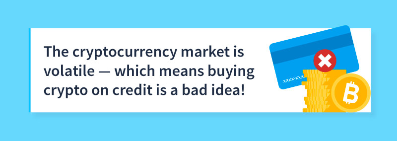 Risk of crypto credit 