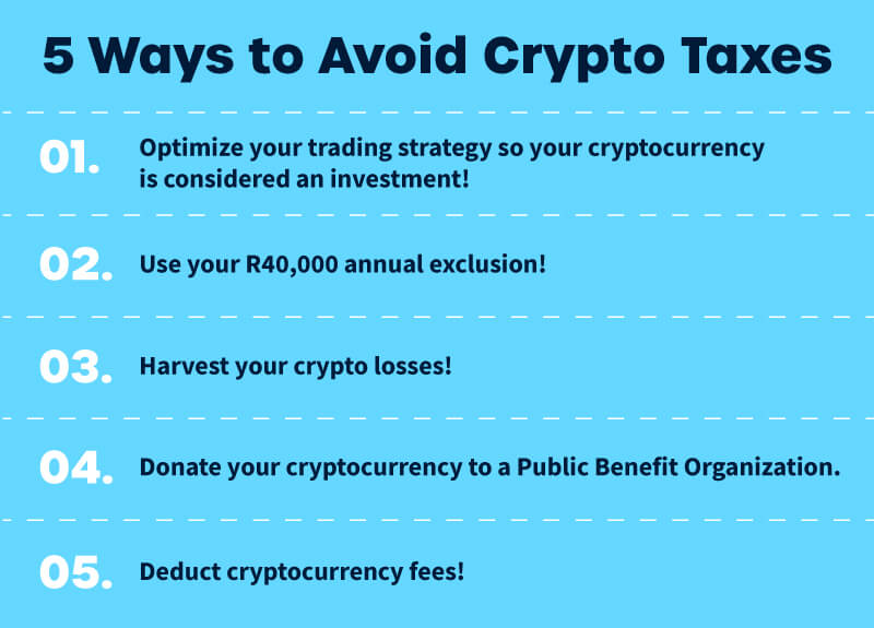 5 ways to avoid crypto taxes