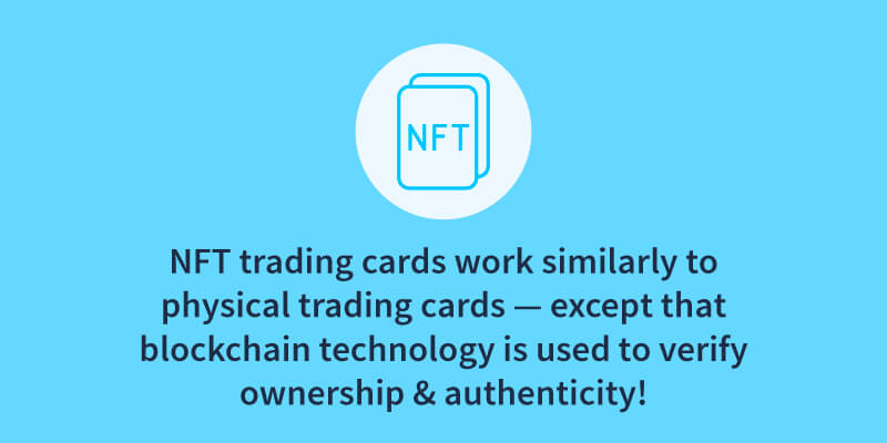 What are NFT trading cards? 
