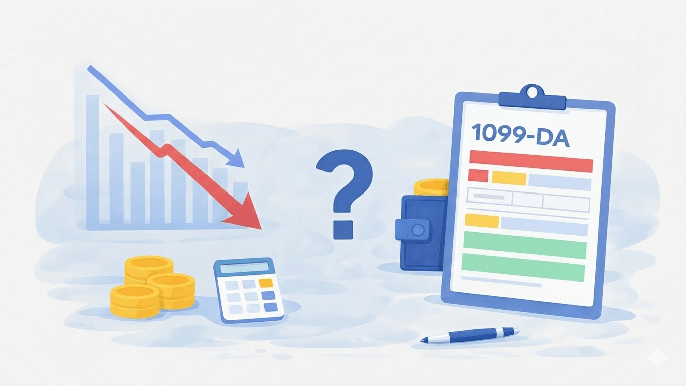 Do I get Form 1099-DA if I lost money on crypto?