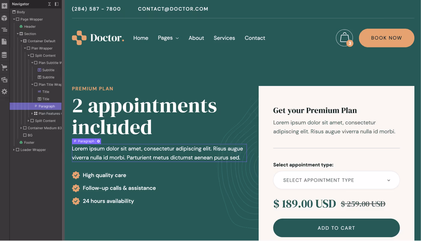 doctor-webflow-template-eCommerce
