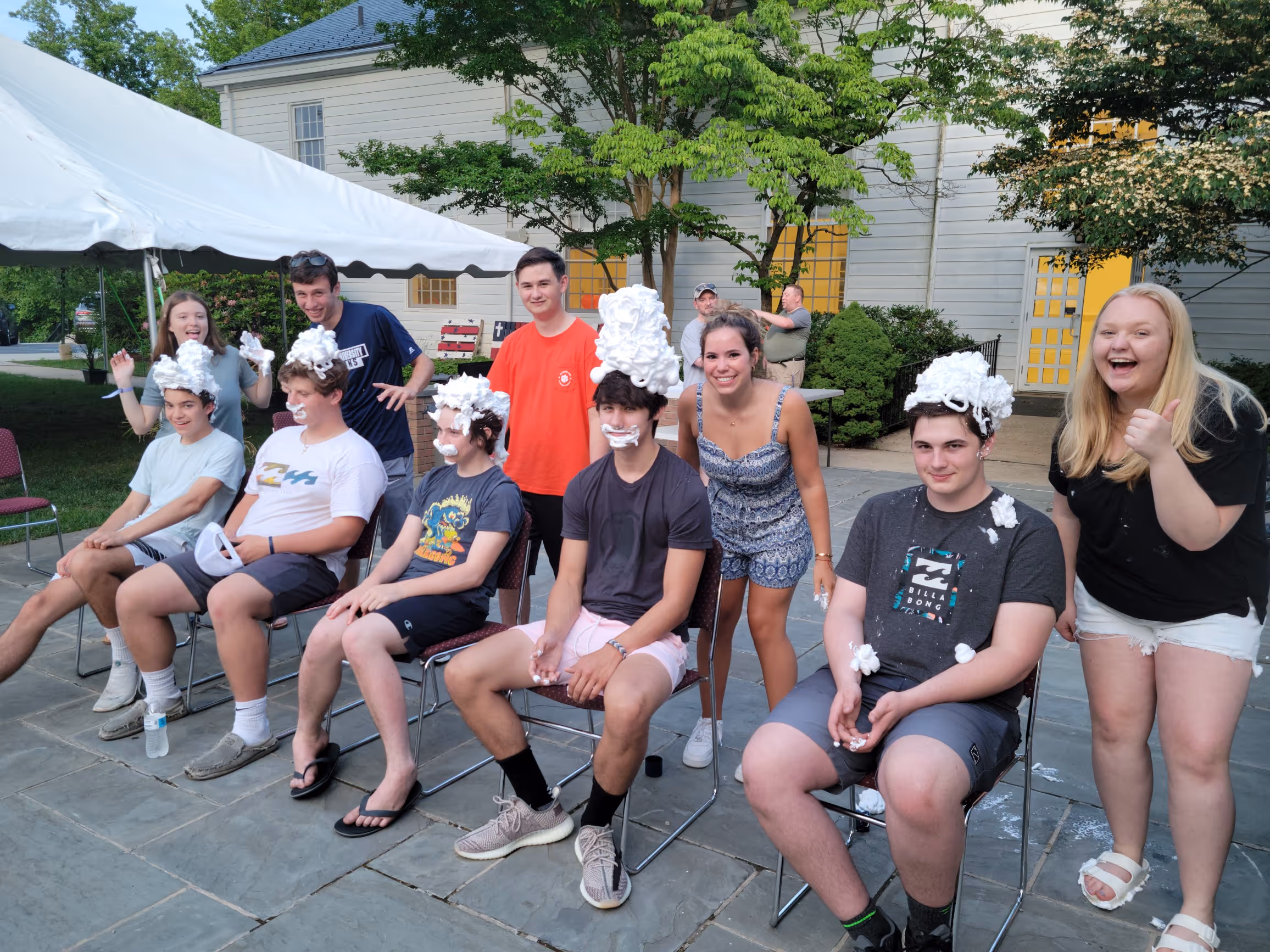 image taken at Towerhill church during a fun activity among high school students