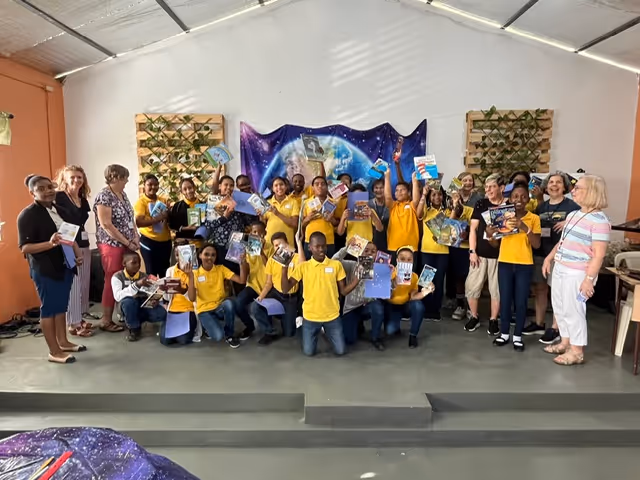 Image of Pastor Jason laughing with fellow church members of towerhill