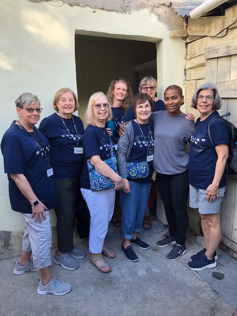 new mebers of towerhill church at the altar of our church