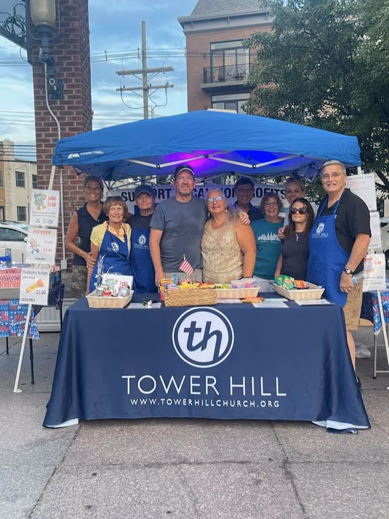 image of one the service sessions at towerhill church