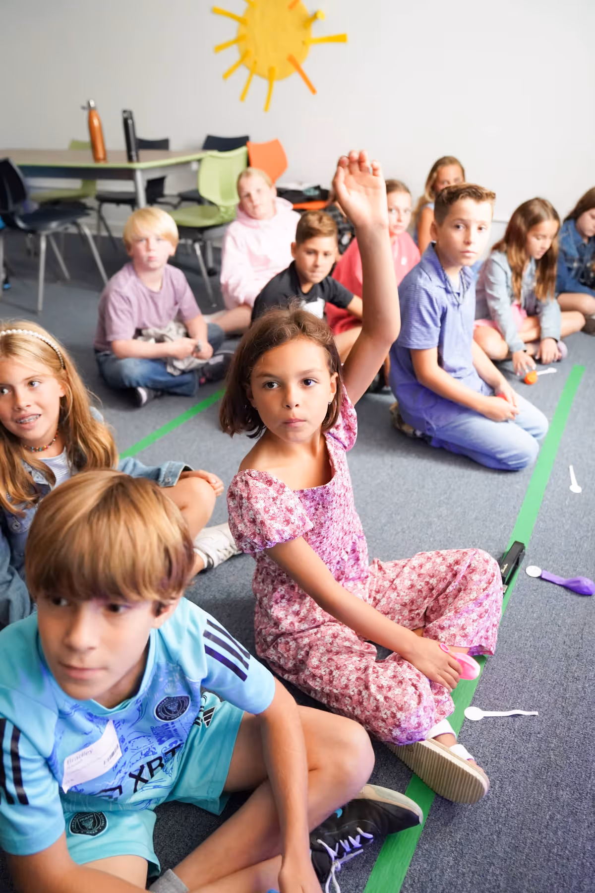 image of a little girl smiling at Towerhill church's volunteer even