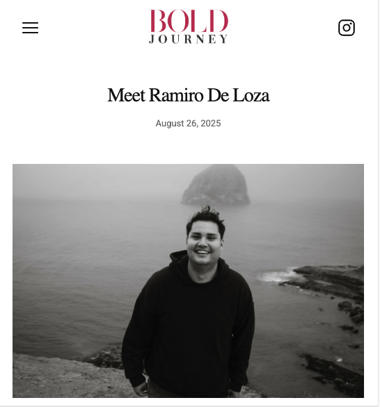 Screenshot of the press article for Minivan Productions