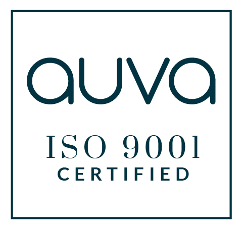AUVA ISO 9001 certified