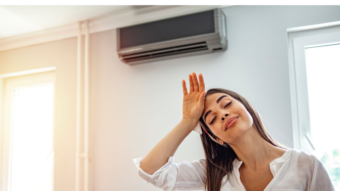 air conditioner not blowing cold air but running​