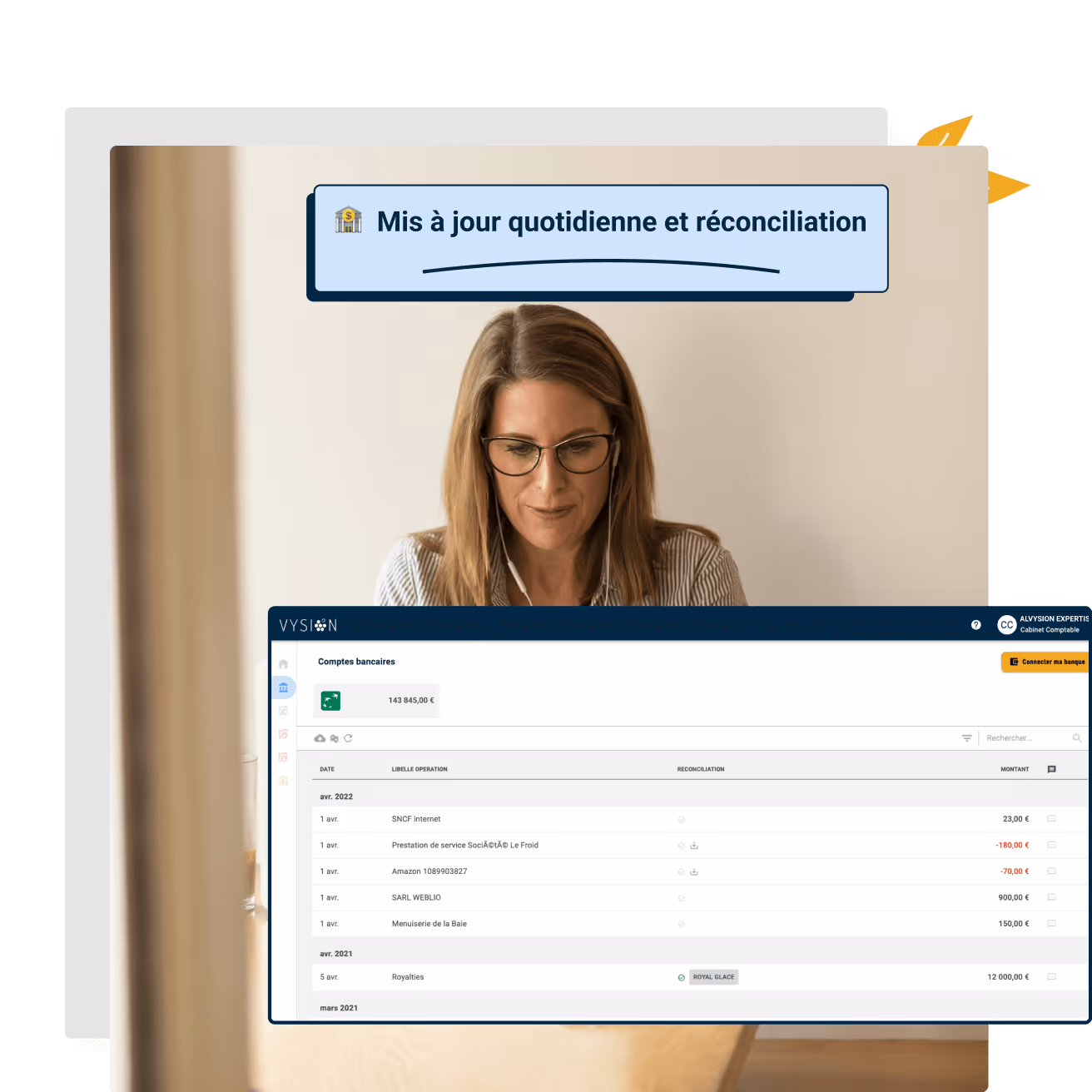 Synchronisez vos flux bancaires