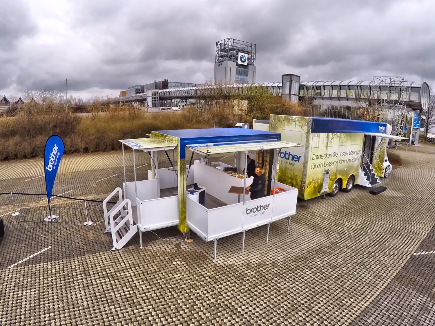 Verkostungsmodul bei der brother Roadshow