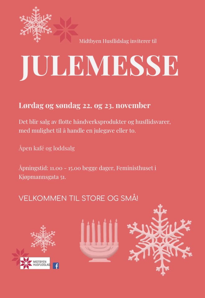 Julemesse med Midtbyen Husflidslag