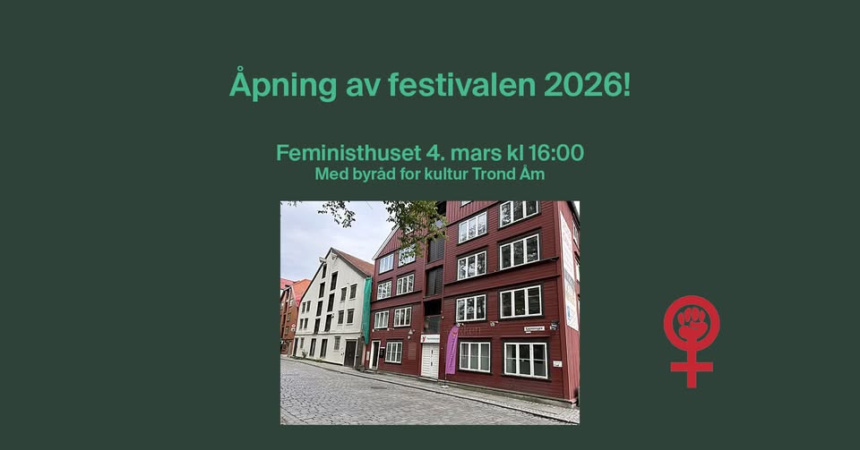 Åpning av 8. marsfestivalen med kulturbyråd Trond Åm kl. 16