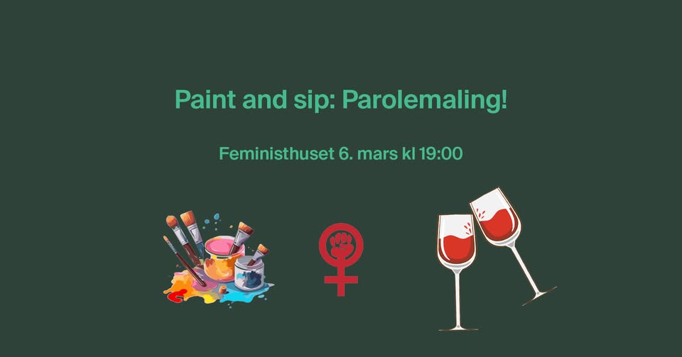 Paint and sip: parolemaling!