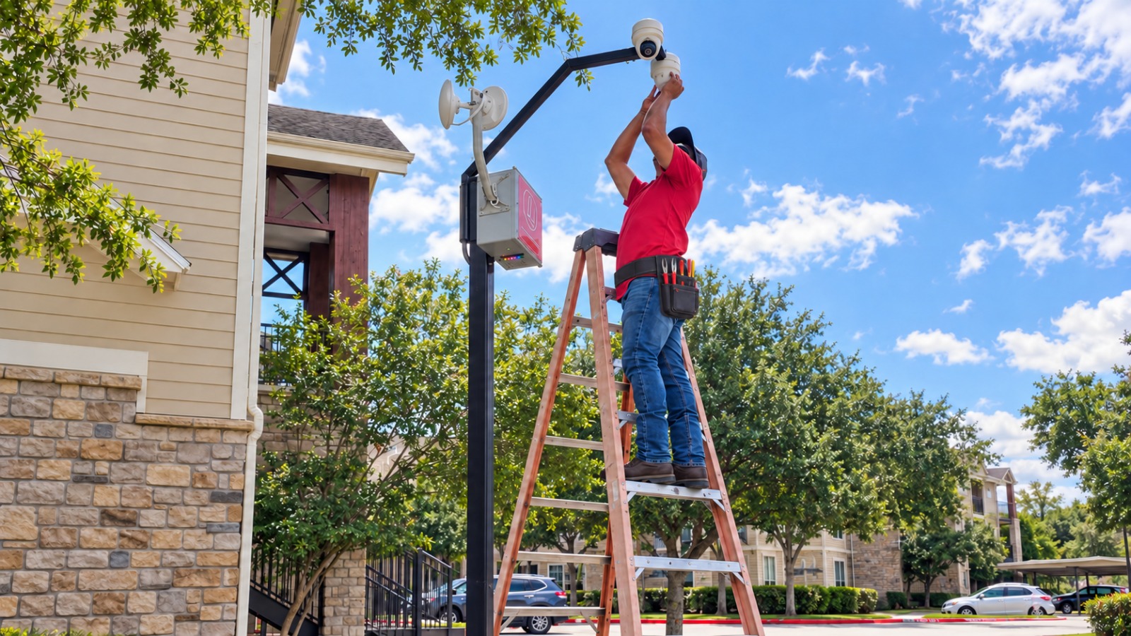 Multifamily property protected by Lincoln Security Systems
